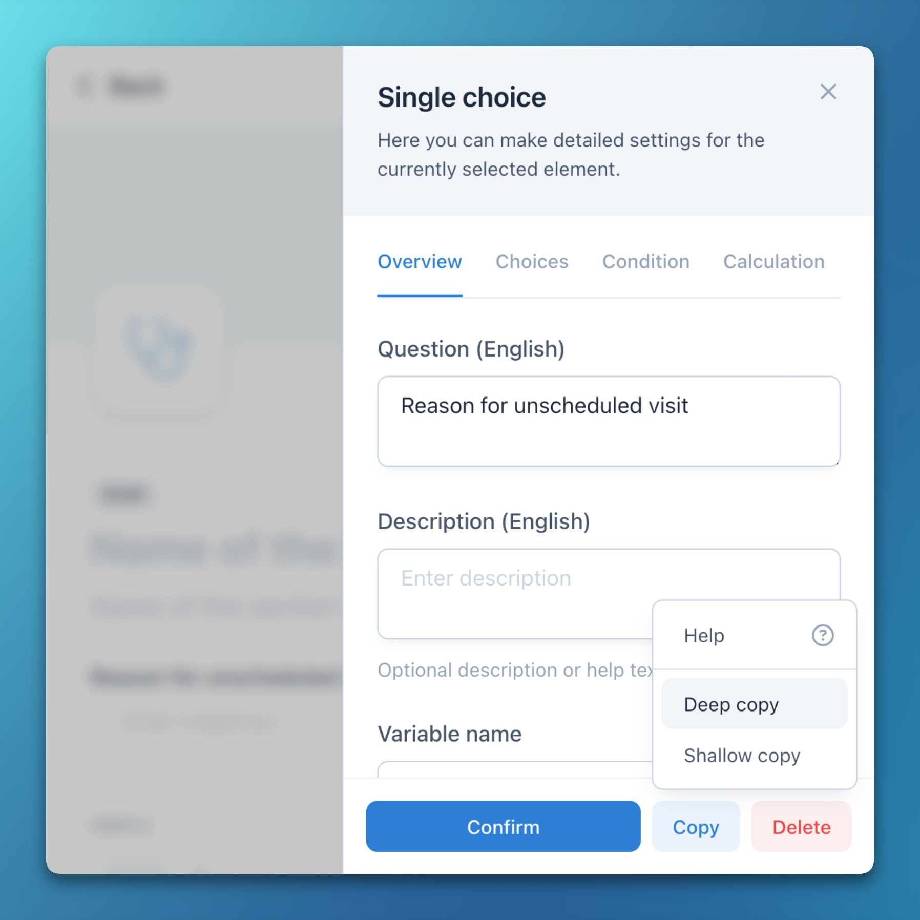 Copy metadata elements
