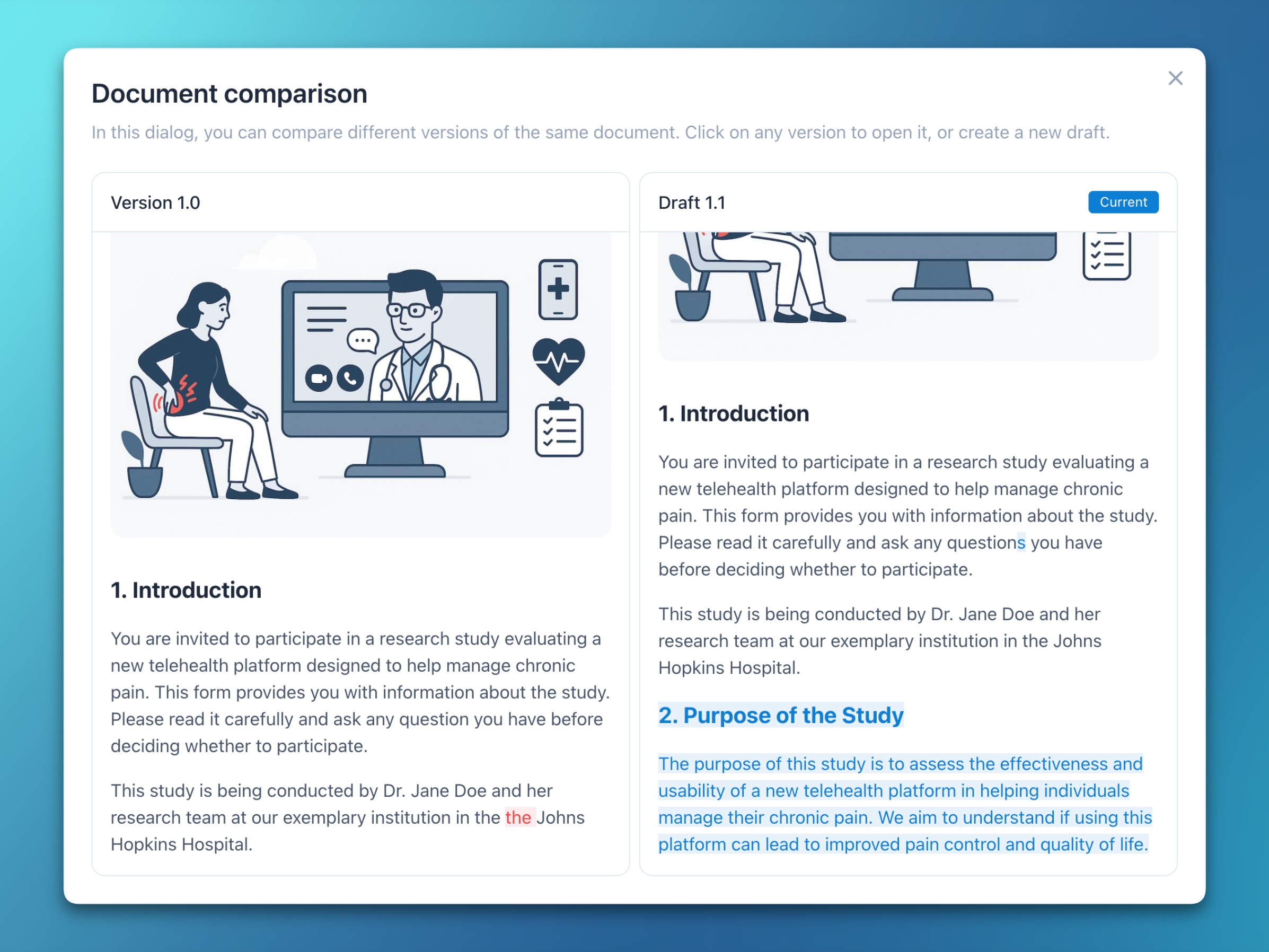 Document comparison