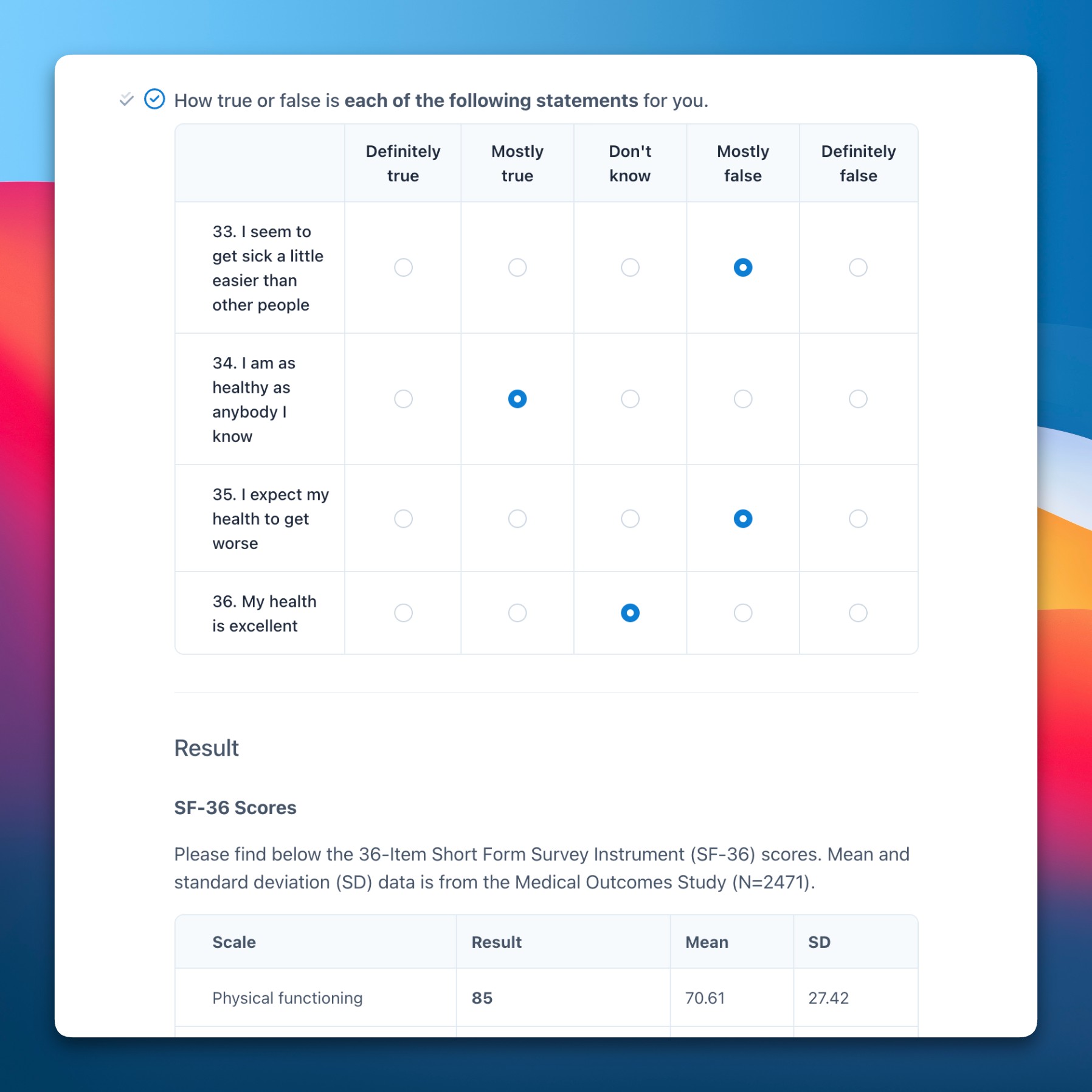 Likert scale
