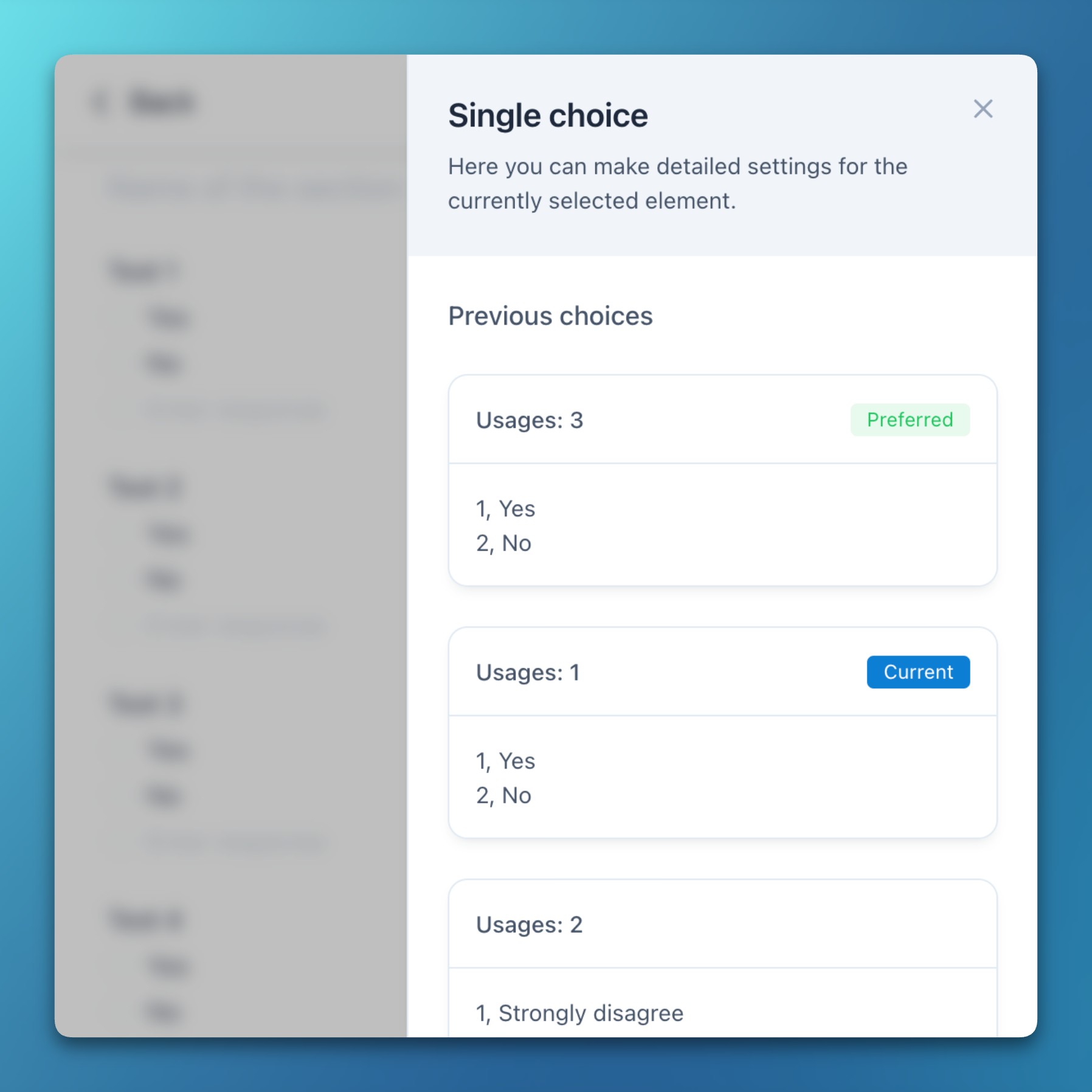 Codelist reuse